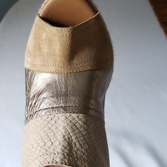 Anthropologie Maypol Colorblock Espadrille Wedges - Picture 4 of 8